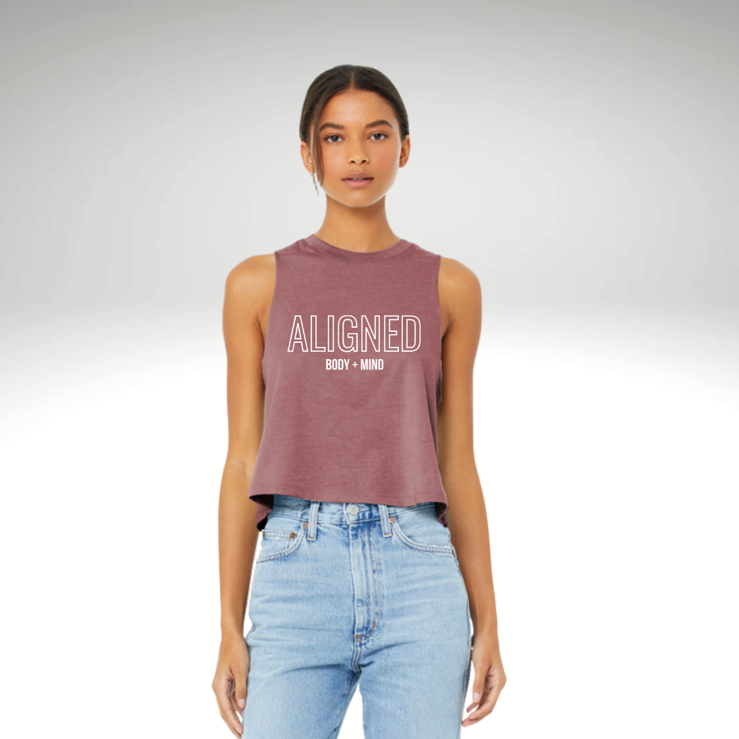 ALIGNED Women’s Raw Edge Jersey Tank