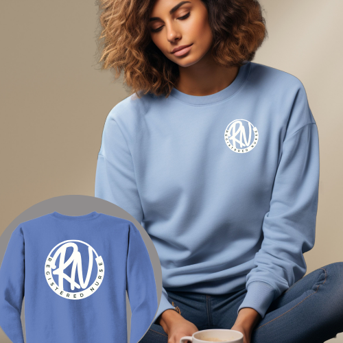 Nursing Crewneck Light Blue