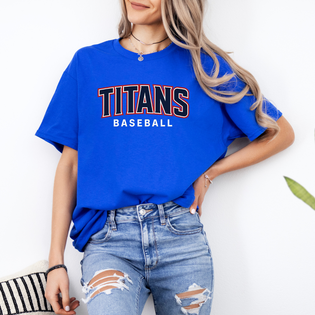 Grove City Titans Baseball Tee Style 2