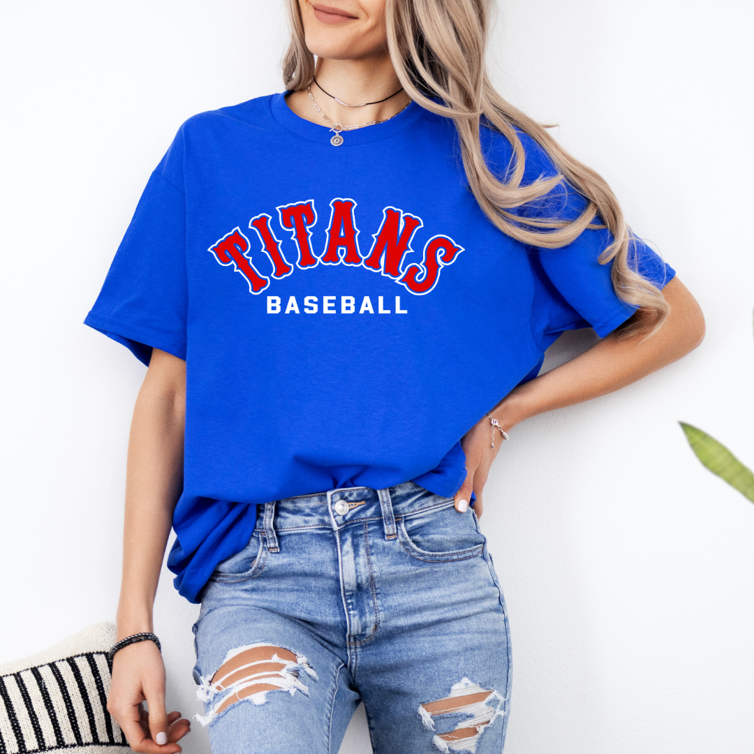 Grove City Titans Baseball Tee Style 4
