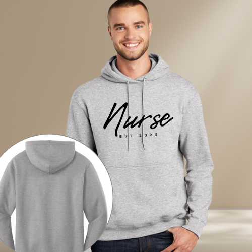 Nursing Hoodie Gray