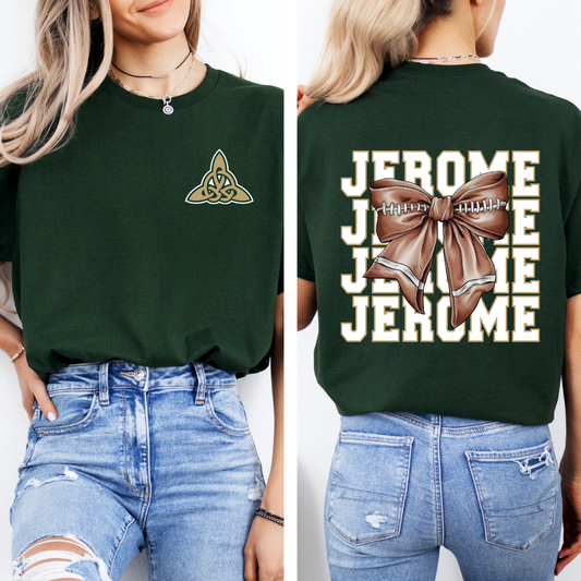 Jerome PRETTY PREP Logo Football Tee