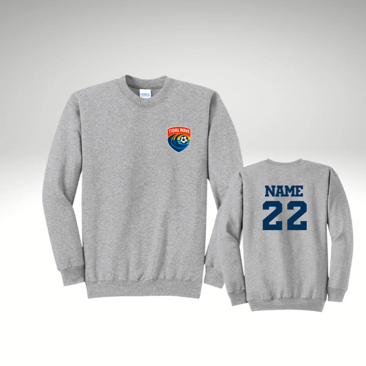 Tidal Wave Soccer Crewneck Fleece