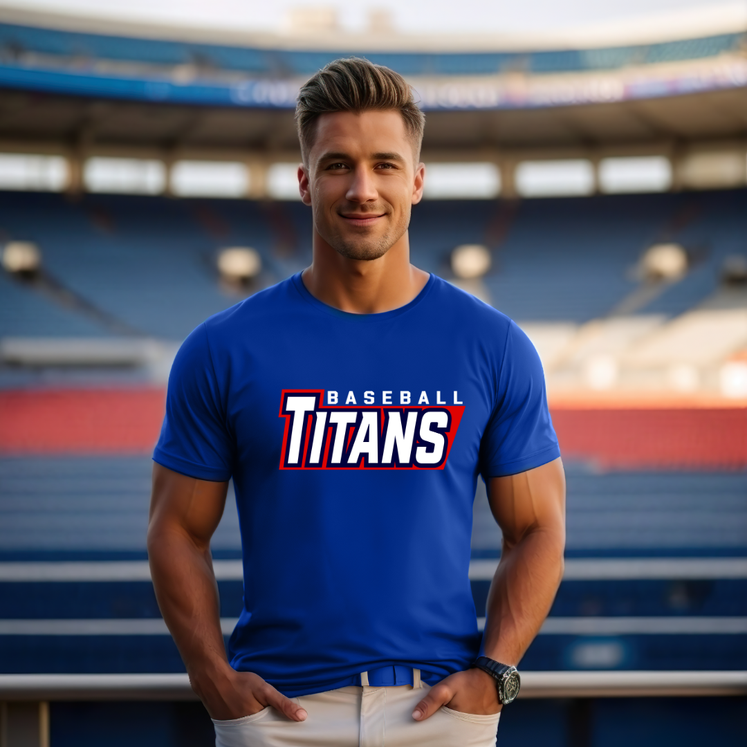 Grove City Titans Baseball Tee Style 3