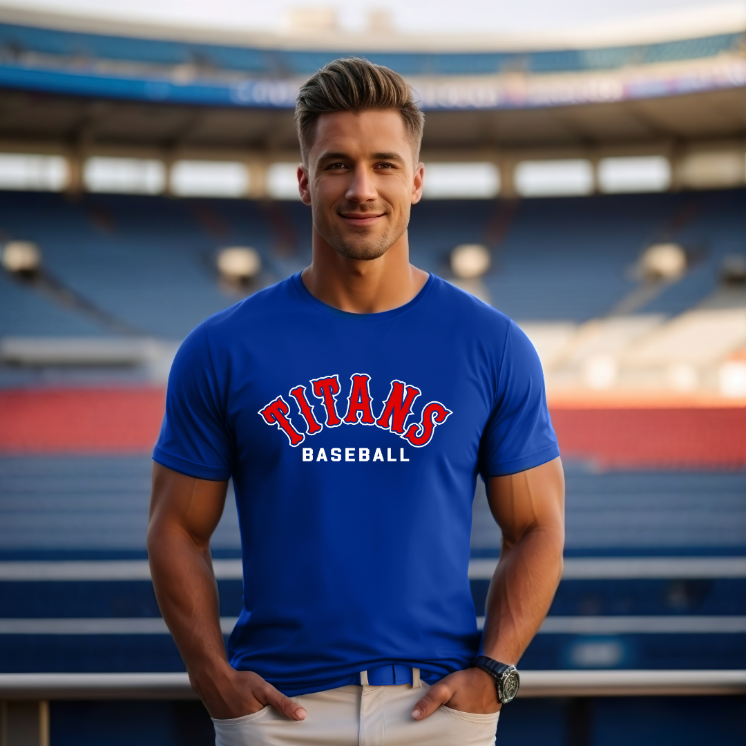 Grove City Titans Baseball Tee Style 4