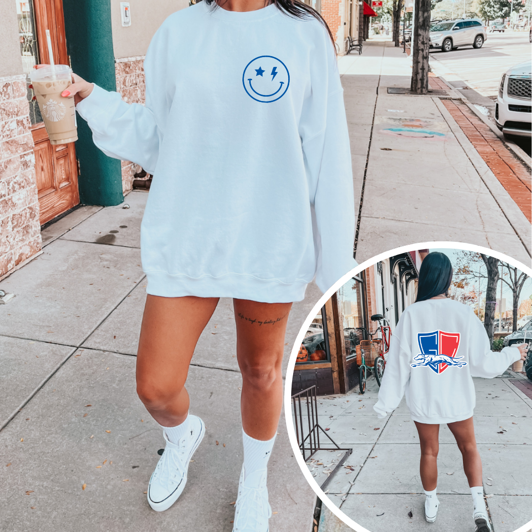 Grove City SMILEY Crewneck Sweatshirt