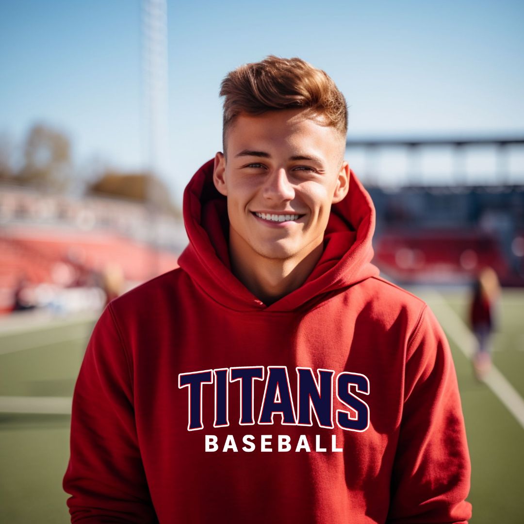 Grove City Titans Baseball Hoodie Style 2