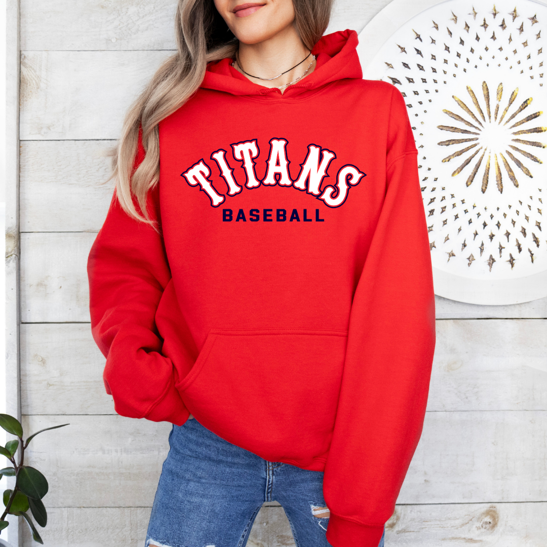 Grove City Titans Baseball Hoodie Style 4