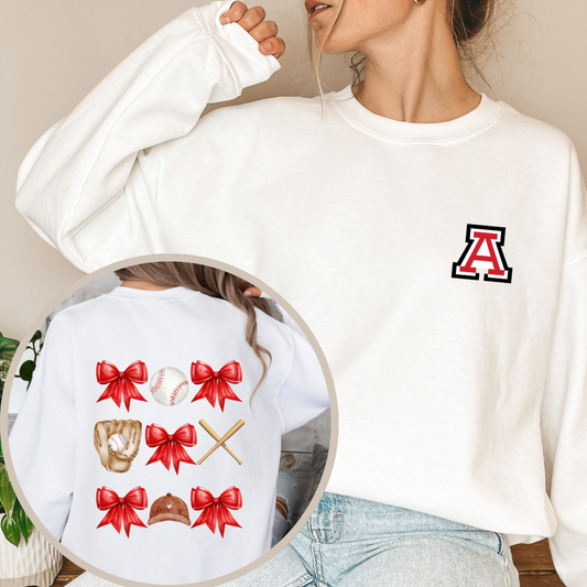 Alder Baseball Pretty Prep Crewneck Sweatshirt
