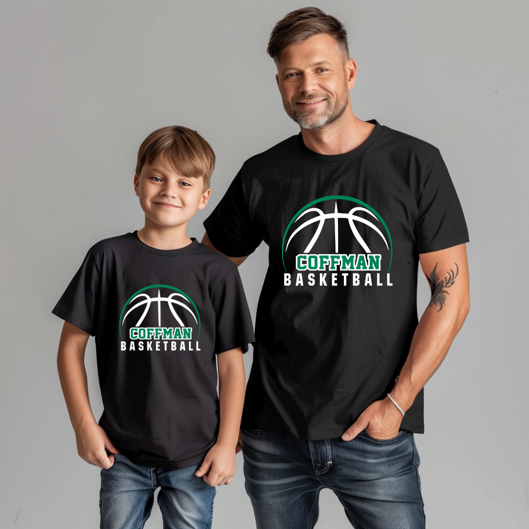 Coffman Basketball Tee Style 1