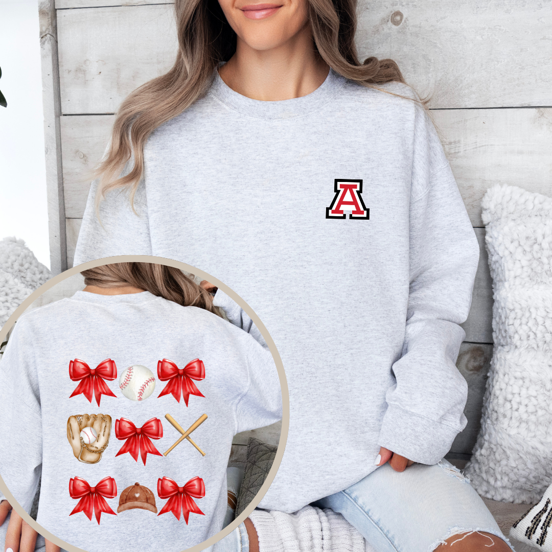Alder Baseball Pretty Prep Crewneck Sweatshirt