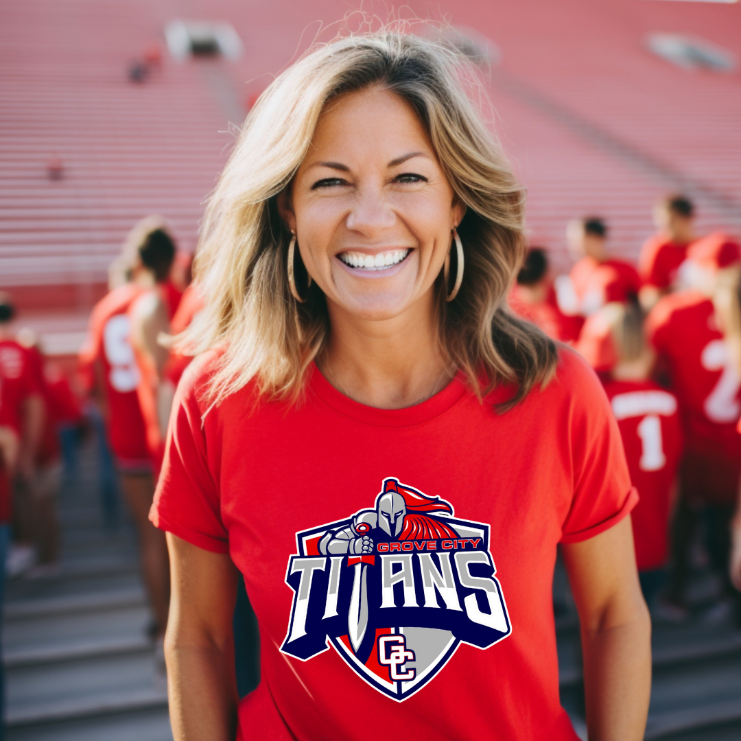Grove City Titans Baseball Tee Style 1