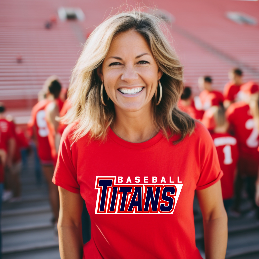 Grove City Titans Baseball Tee Style 3