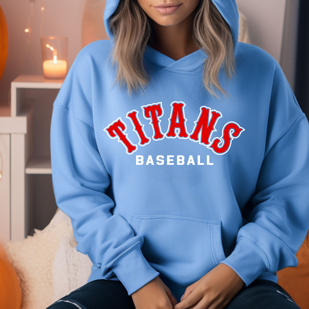 Grove City Titans Baseball Hoodie Style 4