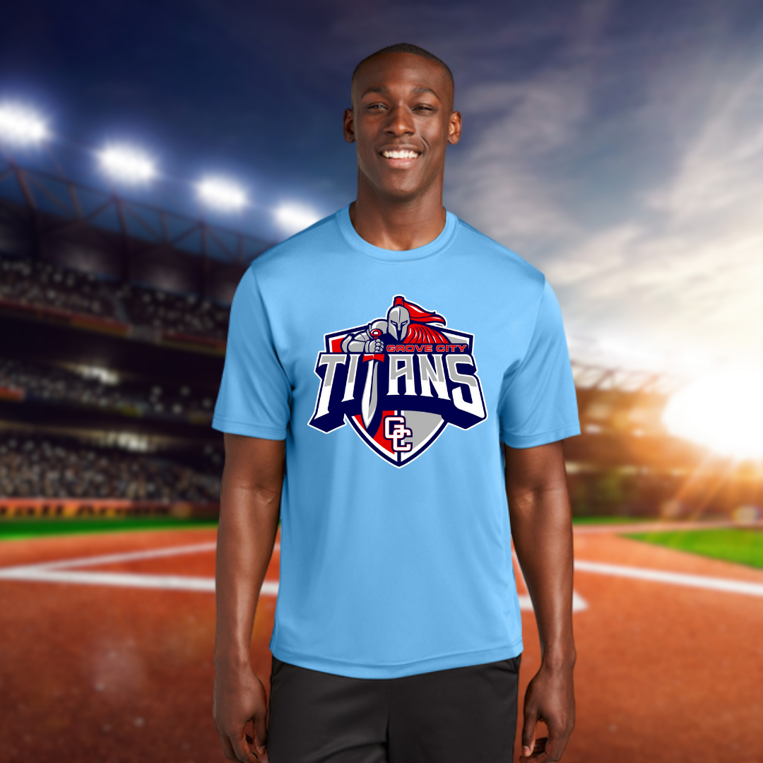 Grove City Titans Baseball Tee Style 1