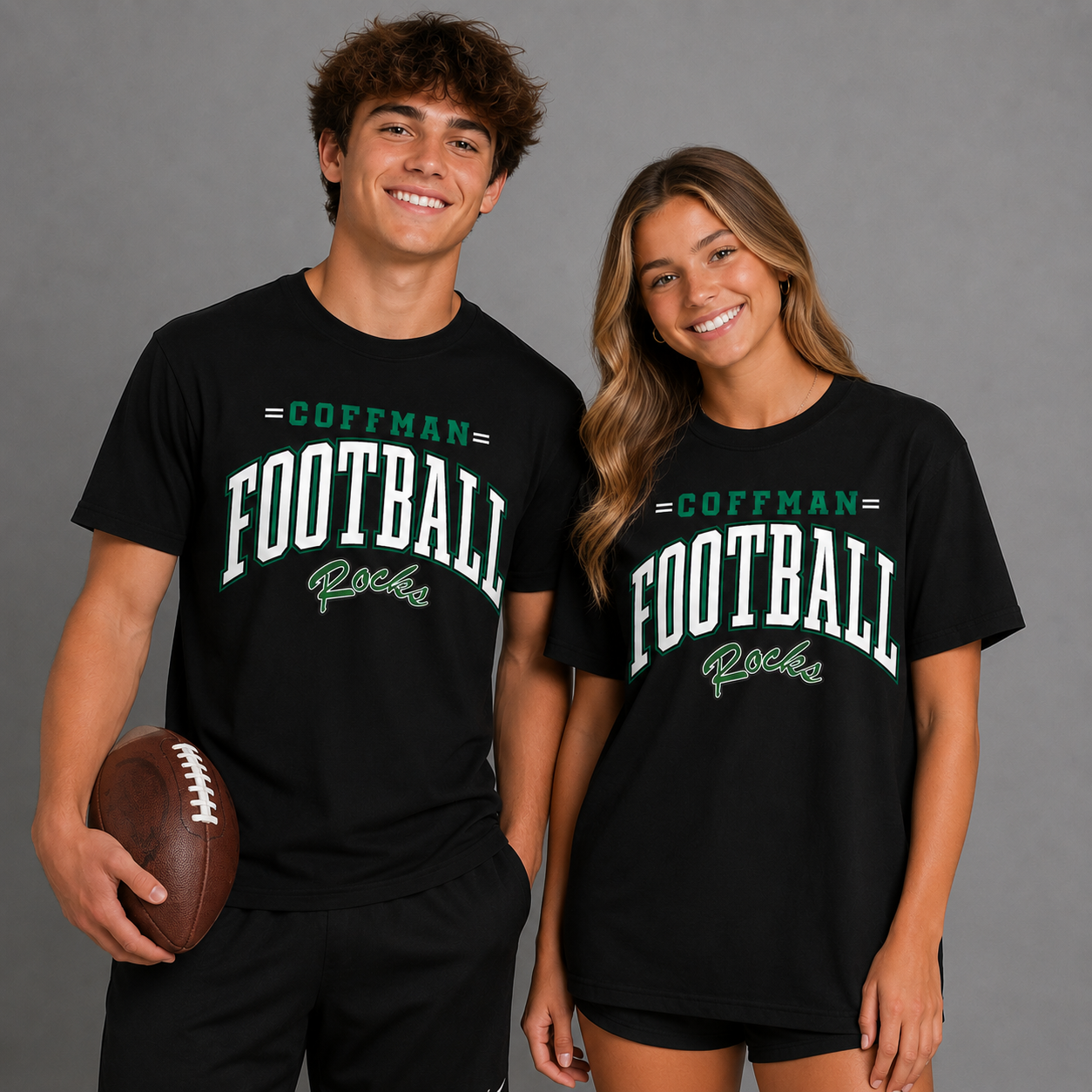 Dublin Coffman Football Tee
