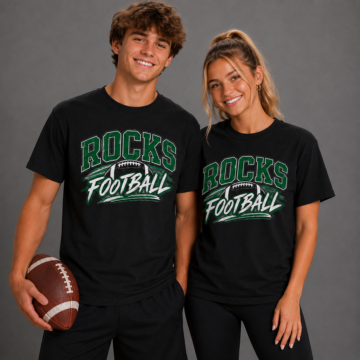 Dublin Coffman Rocks Football Tee