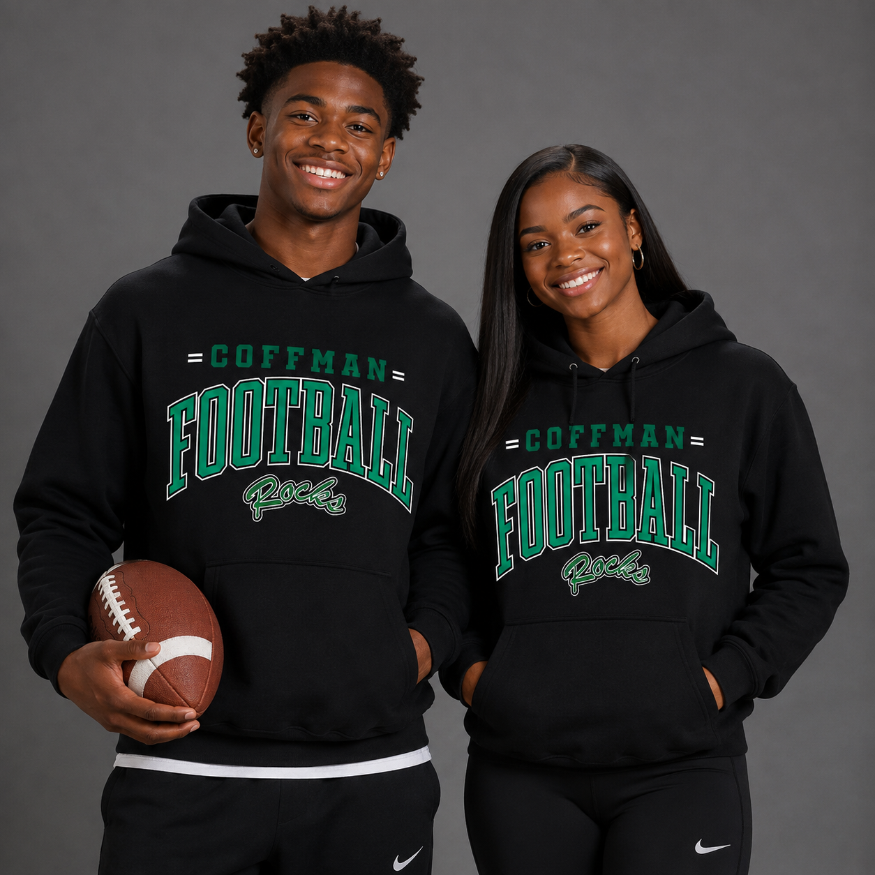 Dublin Coffman Hoodie - Coffman Football