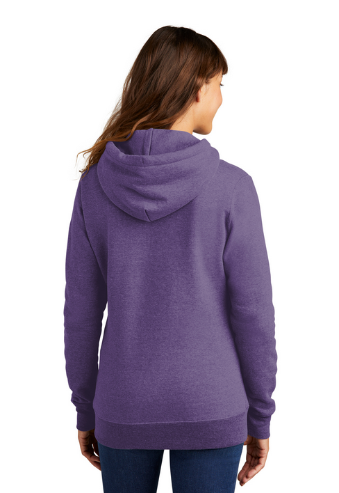 DeSales Hooded Fleece HEATHER - GIRLS WRESTLING DESIGN