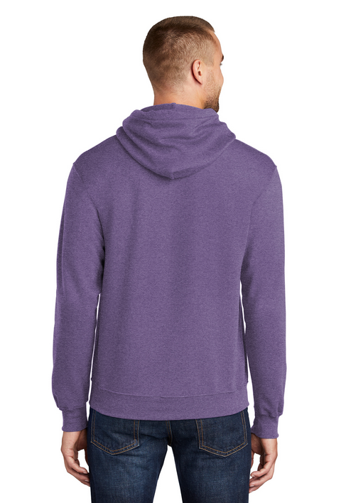 DeSales Hooded Fleece HEATHER - GIRLS WRESTLING DESIGN