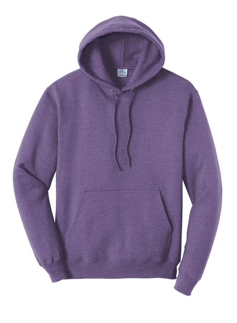 DeSales Hooded Fleece HEATHER - GIRLS WRESTLING DESIGN