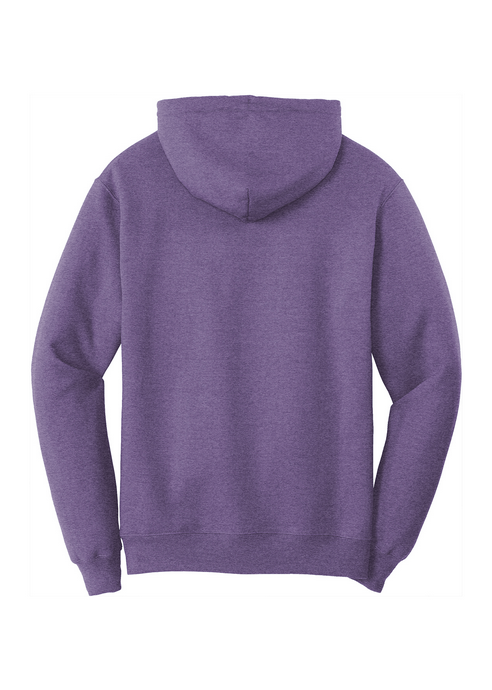 DeSales Hooded Fleece HEATHER - GIRLS WRESTLING DESIGN