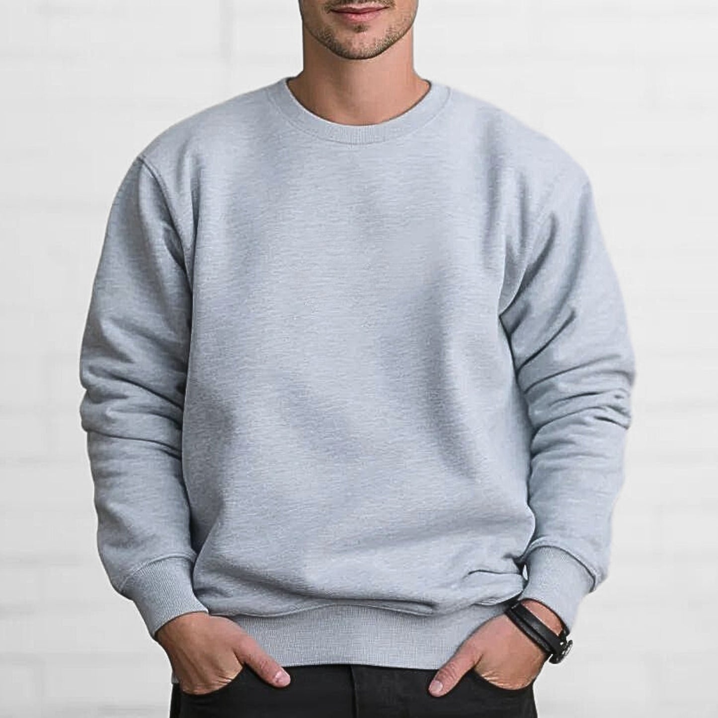 Nursing Crewneck Set Gray