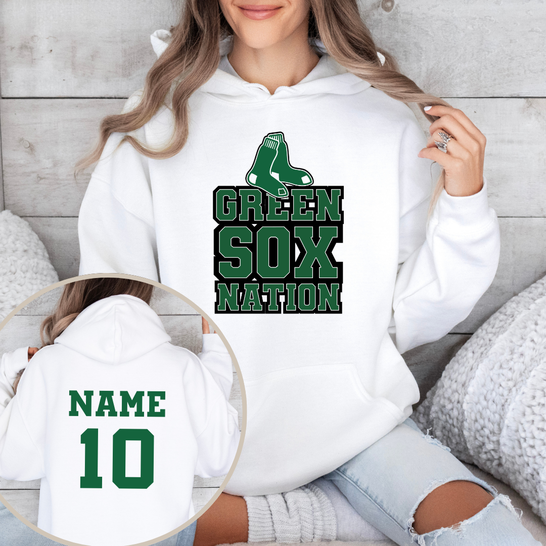 Green Sox Hoodie Style 8