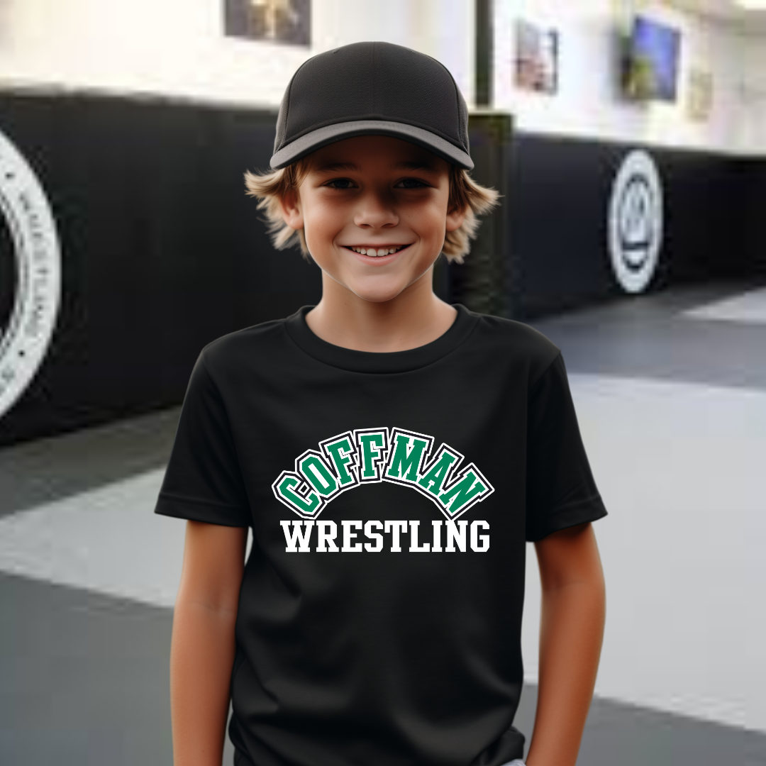 Coffman Wrestling Tee Style 3