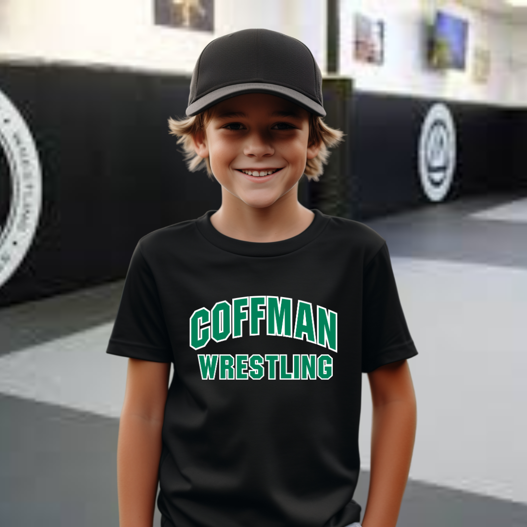 Coffman Wrestling Tee Style 4