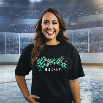 Coffman Hockey Tee Logo Rocks