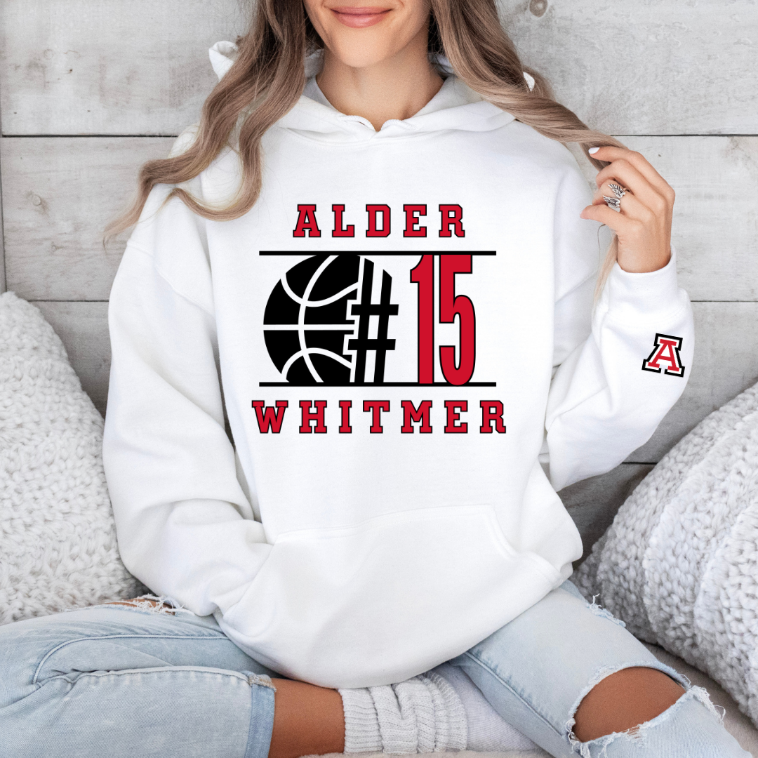 Alder Basketball Player Hoodie