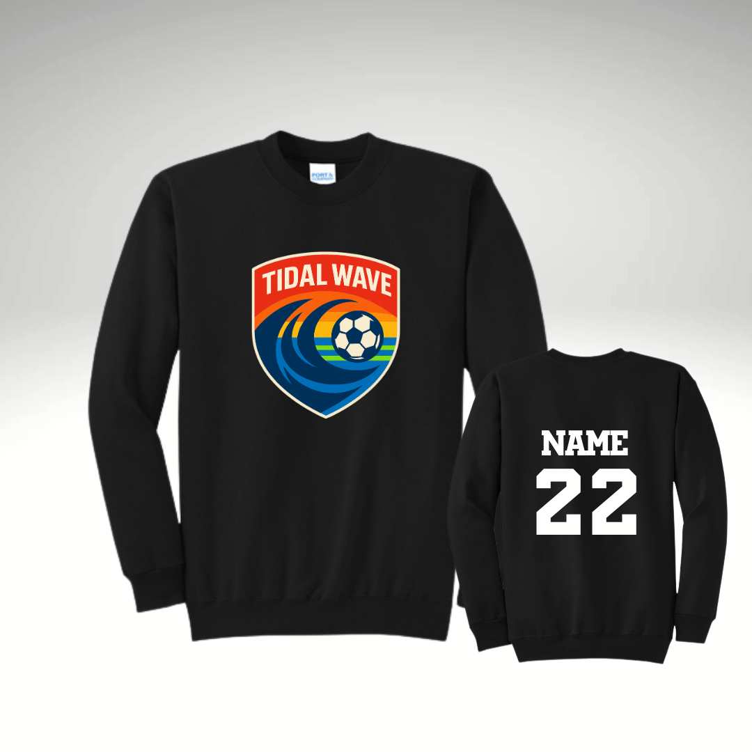 Tidal Wave Soccer Crewneck Fleece