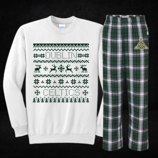 Dublin Celtics Festive Flannel Set