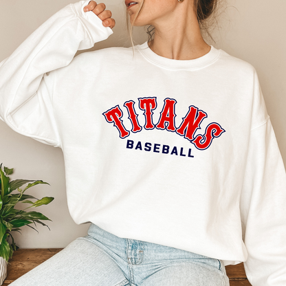 Grove City Titans Baseball Crewneck Style 4