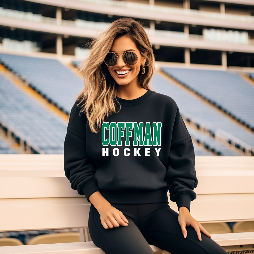 Coffman Hockey Crewneck Sweatshirt Style 1