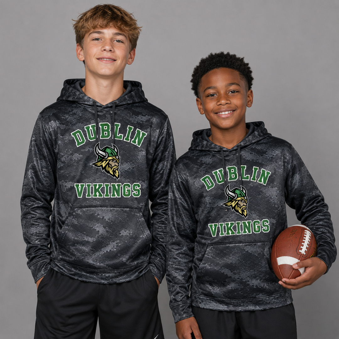 DFL Vikings Football CamoHex Hoodie