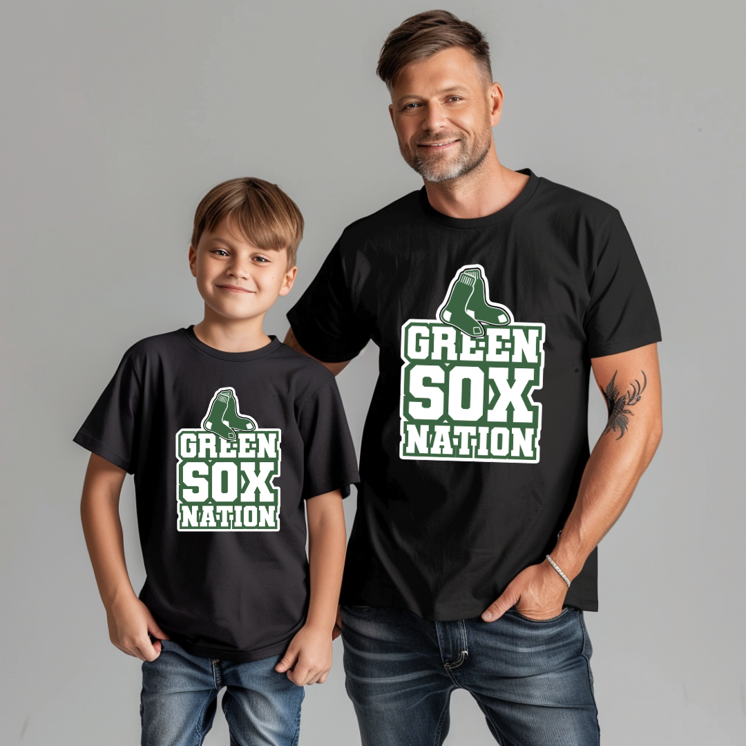 Green Sox Tee Style 8