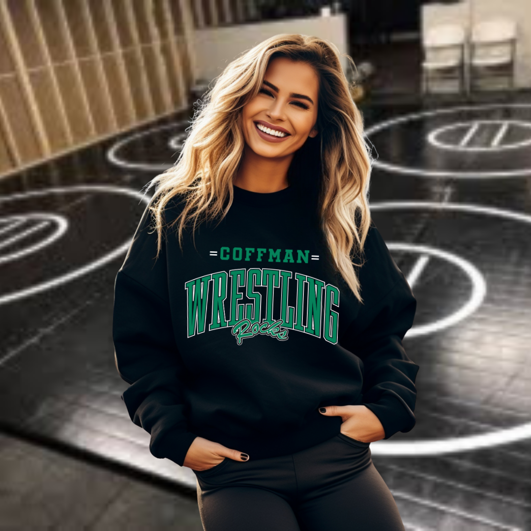 Coffman Wrestling Crewneck Sweatshirt Style 7