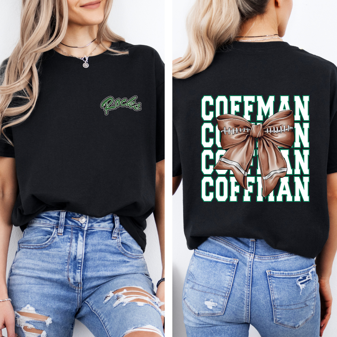 Coffman PRETTY PREP Logo Football Tee