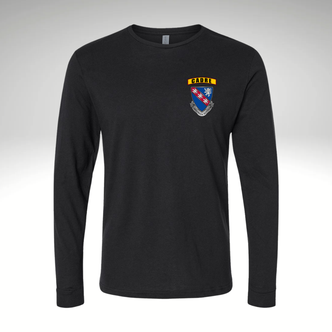 147TH RTI BLC CADRE Long Sleeve Black Tee