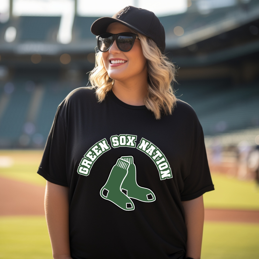 Green Sox Tee Style 4