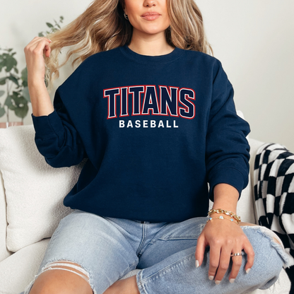 Grove City Titans Baseball Crewneck Style 2