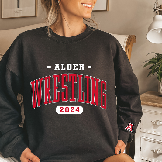 Alder Wrestling 2024 Crewneck Sweatshirt