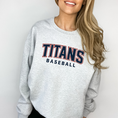 Grove City Titans Baseball Crewneck Style 2