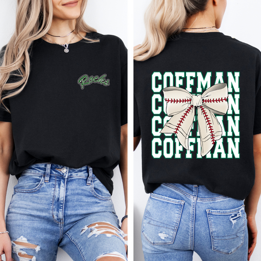 Coffman PRETTY PREP Logo Baseball Tee