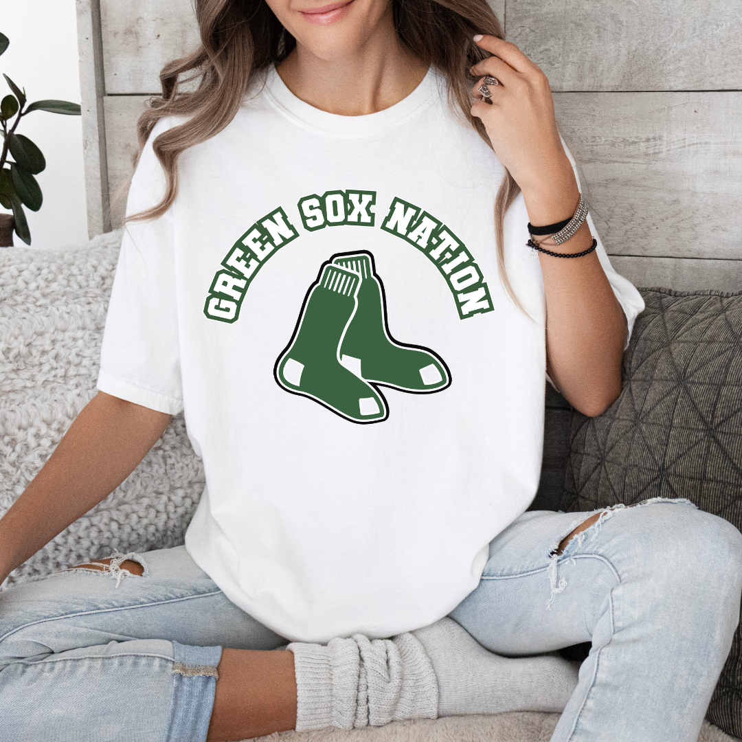 Green Sox Tee Style 4