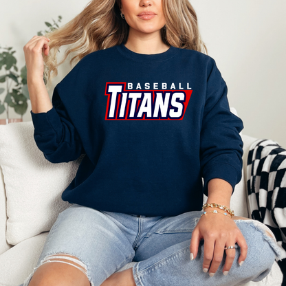 Grove City Titans Baseball Crewneck Style 3
