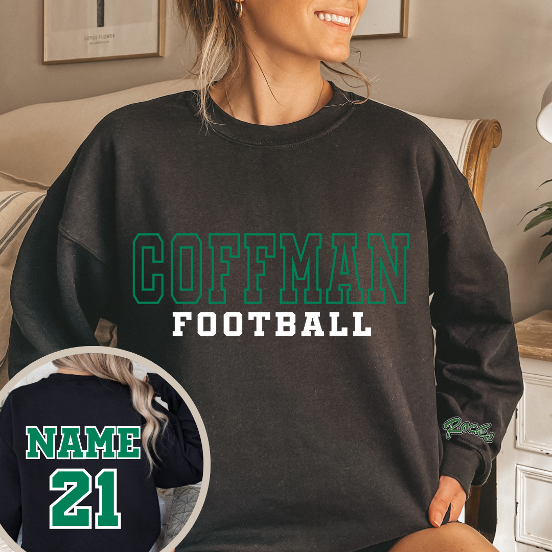 Coffman Football Crewneck Sweatshirt