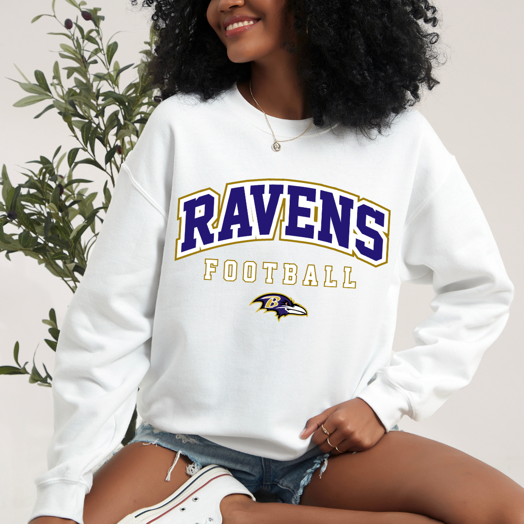 Ravens Football Crewneck Sweatshirt